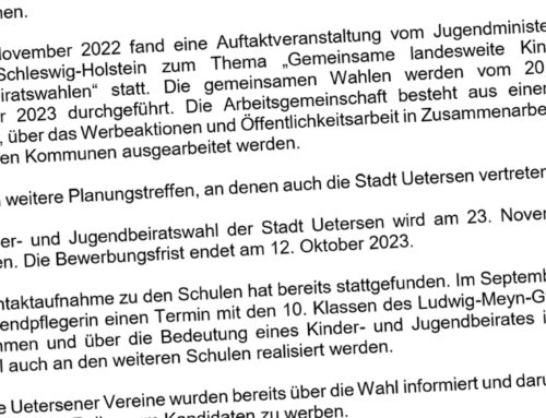 Antrag zur Sitzung des Sozial- und Umweltausschusses am 11.05.2023 – TOP 10